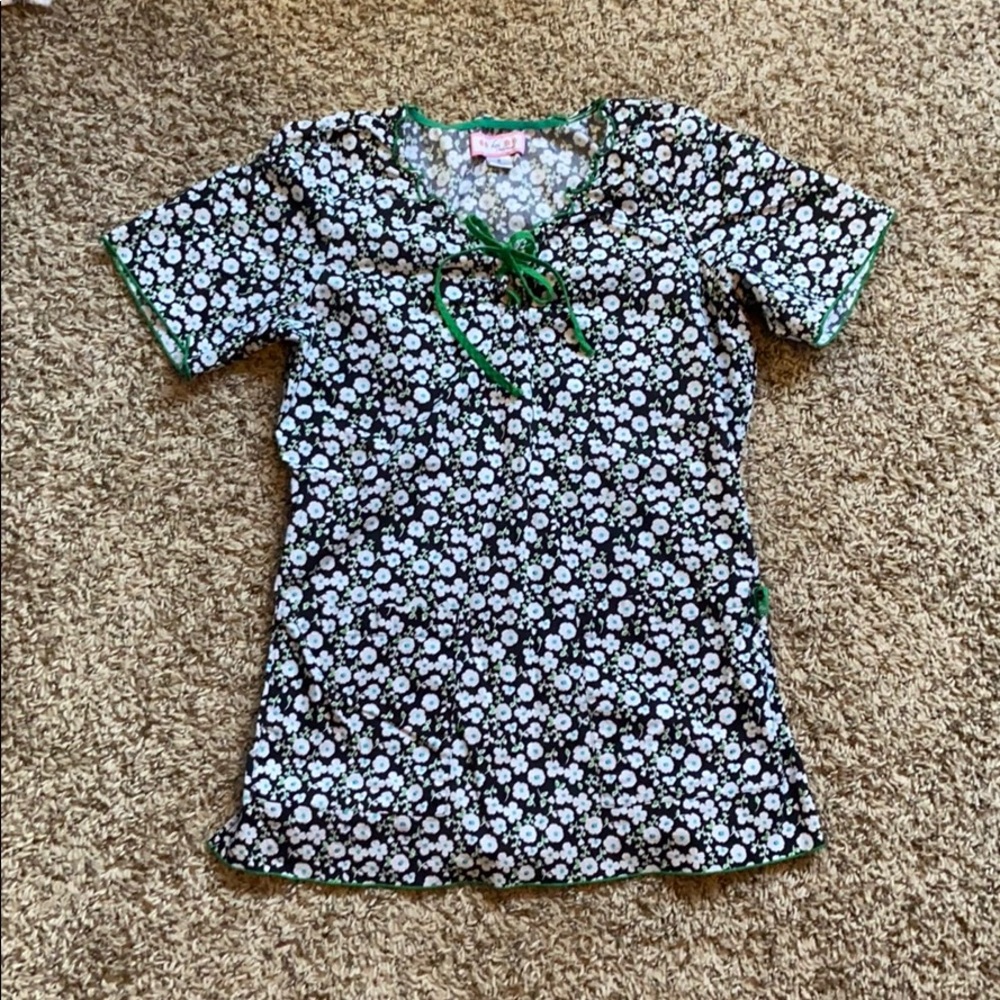 Koi Scrub Top